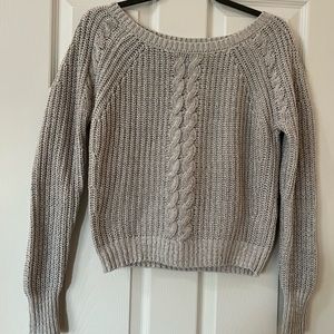 Light Gray and Silver sparkle sweater.